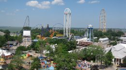 Arial view of Cedar Point