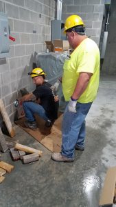 Electricians Work Lake County Administration Building